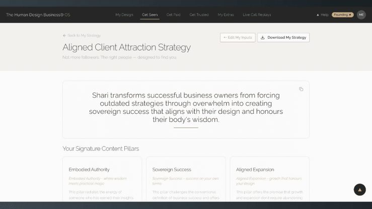 Client Attraction System in the OS