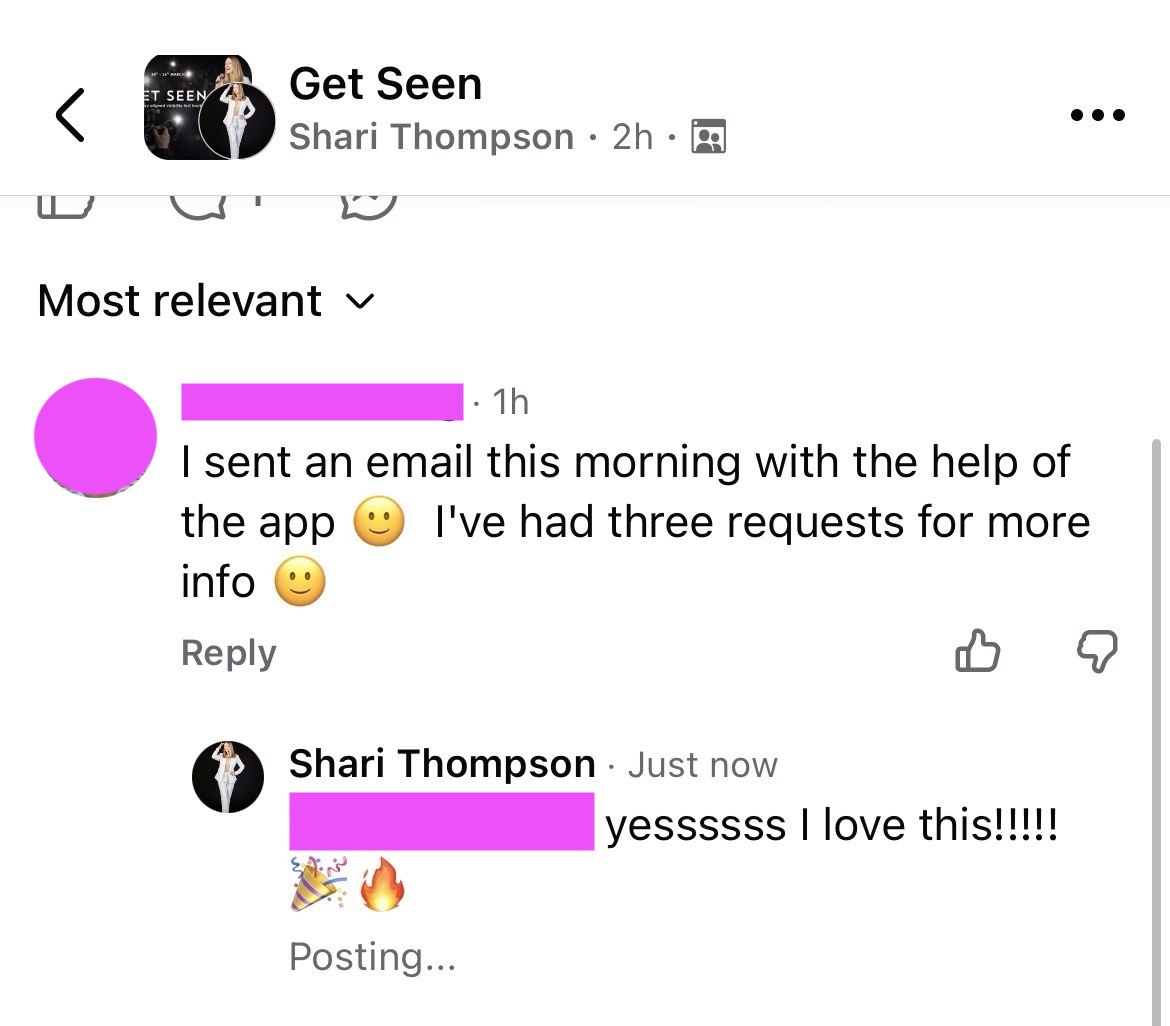 Client testimonial